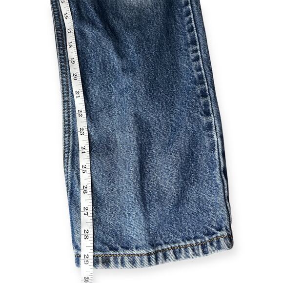 Levi’s 505 Men’s Blue Original Regular Fit Straight Leg Denim Jeans 33x30 - Picture 4 of 7